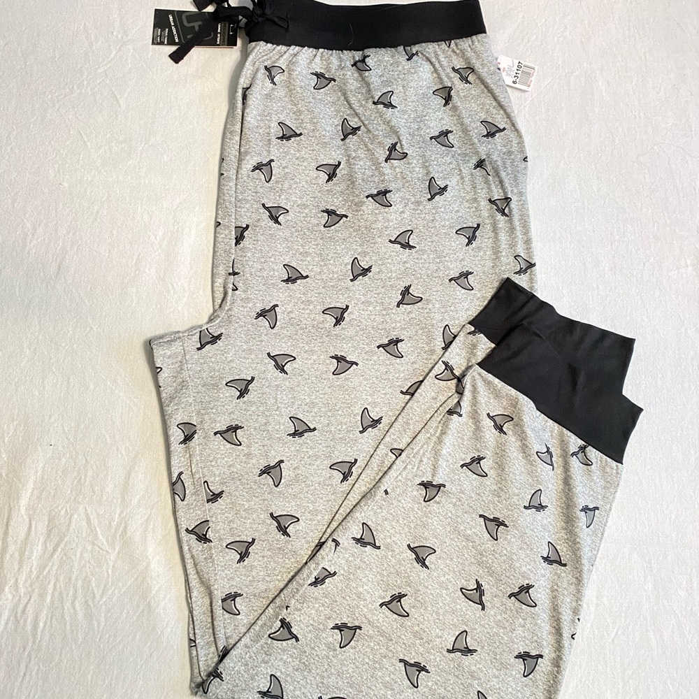 Sz 2XL Soft Urban Addiction Black and Gray Lounge Pants